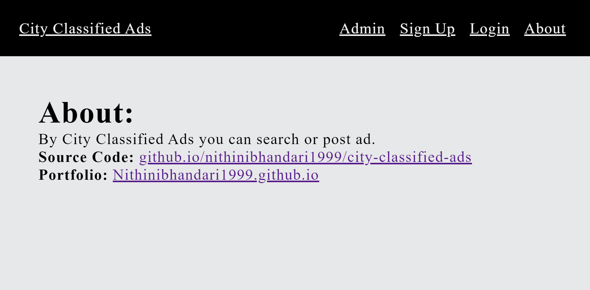 Homepage image | City Classified Ads